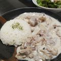 natsumi76's cooksnap of when they made 簡単美味しい♡白いビーフストロガノフ.