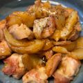 darumamemo's cooksnap of when they made 簡単！鶏ももじゃがいもチーズダッカルビ風.