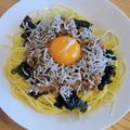 ばとん's cooksnap of when they made 混ぜるだけ♡超簡単！納豆卵しらすパスタ.
