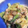 aiaiiwashi's cooksnap of when they made 小松菜とナスのひき肉あんかけ.