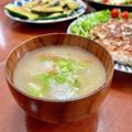 Superlittleboo's cooksnap of when they made 今日の味噌汁★長芋のお味噌汁【動画】.