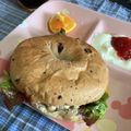 クック49L4Ho☆'s cooksnap of when they made コストコベーグルで☆BLTサンド☆.