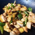 ☆えまそん☆'s cooksnap of when they made 鶏とナスピーマン玉ねぎの甘酢炒め.