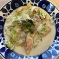 R2016's cooksnap of when they made お手軽♪鮭とキャベツのチーズクリーム煮.
