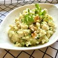 お料理ニャロメ's cooksnap of when they made ポテトのクリチ＆胡桃サラダ.