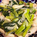 ポムポムポヨコ's cooksnap of when they made ＊鶏モモ肉と小松菜の塩炒め＊.