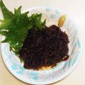 なめこおろし's cooksnap of when they made 青じそともずくの酢の物(ワサビ）.
