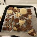 たにゃんこ's cooksnap of when they made 父の日に　パパの顔クッキー.