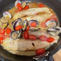 n.k's cooksnap of when they made パンガシウスでアクアパッツァ♪.