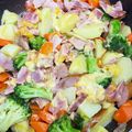 ヤギオとヤギコ's cooksnap of when they made ポテトとベーコン・ソーセージのチーズ焼き.