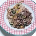 オリオバナ's cooksnap of when they made 簡単！牛肉×水菜でペッパーランチ風ごはん.