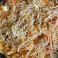 Yu‐ppi's cooksnap of when they made 白滝でもやしｷﾑﾁ炒め⭐低ｶﾛﾘｰ⭐.