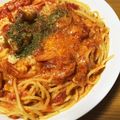 あむあむろ's cooksnap of when they made 海老のトマトクリームパスタ.