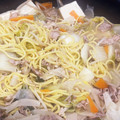 ママメイン！時々子供's cooksnap of when they made 豚ともやしの白だし無限ごま油鍋.