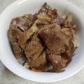 MUJIRUSI☆'s cooksnap of when they made 【楽めし】甘辛豚焼肉丼.