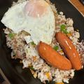 みるくクロワッサン's cooksnap of when they made 我が家のひき肉とピーマンのシンプル炒飯.