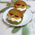 KBBキッチン☆'s cooksnap of when they made うちの味☆シンプルな抹茶パン♪角食でも♪.