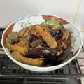 め目め's cooksnap of when they made 子供がガッつく！超カンタン！なすび丼.