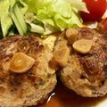 お塩と砂糖's cooksnap of when they made 豚ひき肉の青じそハンバーグ.