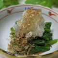 mielle's cooksnap of when they made ほうれん草に大根おろしと鰹節を乗せて♡.