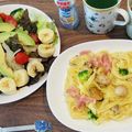 Hirarinn☆'s cooksnap of when they made ベーコンとブロッコリーのクリームパスタ.