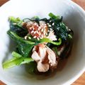konomiiiii's cooksnap of when they made 三つ葉とささみの梅わさびおひたし.