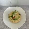 tuxedocat's cooksnap of when they made 簡単☆筍とアスパラガスの彩り綺麗な炒飯.