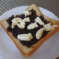 スタイリッシュママ's cooksnap of when they made 夫考案？我が家のあんクリチトースト.