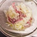 ♡もっくぅず♡'s cooksnap of when they made 混ぜるだけ！デパ地下風ハムマリネ.