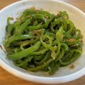 きゃりたんぺ's cooksnap of when they made 子供もパクパク！ピーマンのおかか和え.