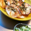 まりりん's cooksnap of when they made 簡単おつまみ☆余った餃子の皮で明太ピザ.