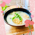 ☆なあなクック☆'s cooksnap of when they made 厚揚げとスナップえんどうの味噌汁.