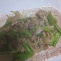 ｍａｋｉ0124's cooksnap of when they made ワンパンで！新玉葱とアスパラの豚こま炒め.