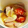 ラベンダーaya's cooksnap of when they made ソーセージとトマトのマヨ和え.