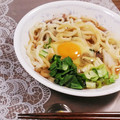 クックHG9V8Y☆'s cooksnap of when they made レンジで簡単＊すき焼き風うどん.