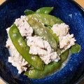 楽園主義's cooksnap of when they made 農家のレシピ★さやえんどうの卵とじ★.