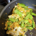ケイスケくん's cooksnap of when they made 絹さやで卵とじ.