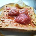 おらんでう～たん's cooksnap of when they made ピーナッツバターとイチゴジャムのトースト.