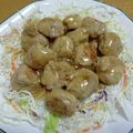 55才のおじさん's cooksnap of when they made 豚こまボールの甘酢あん.