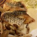 くまのまるちゃん's cooksnap of when they made 真鯛のポワレ じゃがいもソース添え.