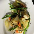 ぽんこぽこり's cooksnap of when they made アスパラとホタテの彩りバター炒め.