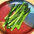 豆乳pudding's cooksnap of when they made レンジで柔らかアスパラ ゆで方.