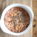 みるく茶's cooksnap of when they made ｵｰﾄﾐｰﾙでトマトチーズリゾット.