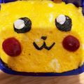 ☆みっち's cooksnap of when they made 簡単キャラ弁☆どあっぷピカチュウ弁当♪.