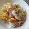 yu🐓's cooksnap of when they made ズボラな♪炒り卵～ハムver.