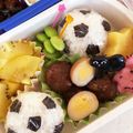 ちゅのぽむ's cooksnap of when they made ☆キャラ弁☆サッカーボール.