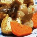 ★むさ's cooksnap of when they made 鶏肉と厚揚げと根菜の味噌煮.