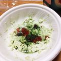 ダイエッターひさ子's cooksnap of when they made ブルーベリーとくるみのお豆腐抹茶ムース.