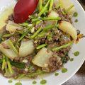 コロどろっぷ's cooksnap of when they made ✿とろとろ♡かぶの挽肉あんかけ丼✿.