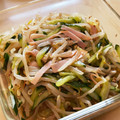 もふもふ花ちゃん's cooksnap of when they made もやしときゅうりとハムの中華サラダ.